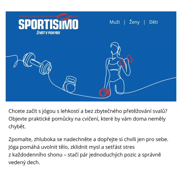 Sportisimo.cz: Jóga vybavení – srpen 2026 | Nuslet.cz