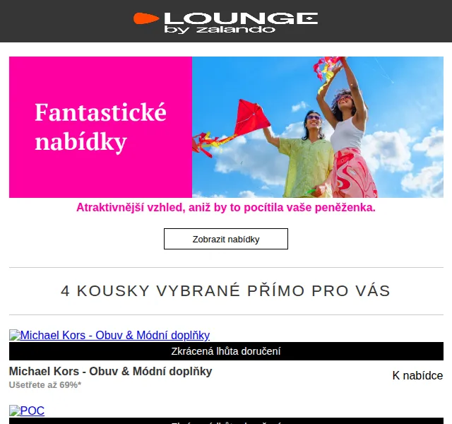 Lounge by Zalando: Michael Kors, POC a GAP až 75% – červenec 2026 | Nuslet.cz