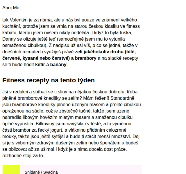 BAJOLA ✌ Fit bez diet: Fitness recepty – červenec 2026 | Nuslet.cz
