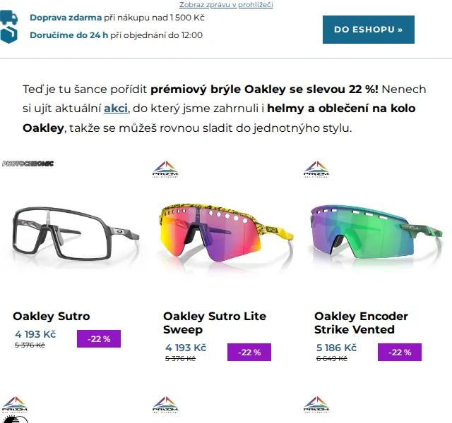 SNOWBOARD ZEZULA: Oakley v akci -22 % – červenec 2026 | Nuslet.cz