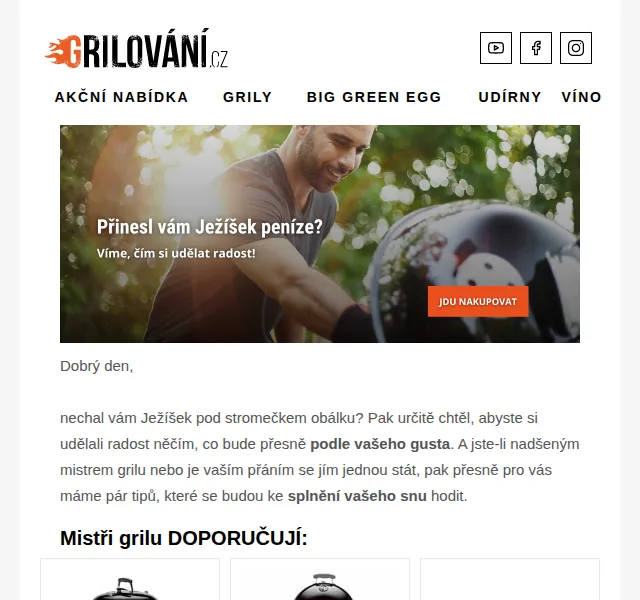 Grilování.cz - Tomáš Dytrych: grily Weber Kettle se slevou – červenec 2026 | Nuslet.cz