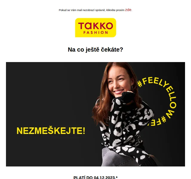 Takko Fashion: Sleva až 30 % na zimní módní kousky – červenec 2026 | Nuslet.cz