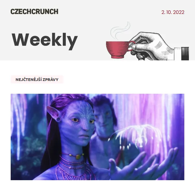 CzechCrunch: Avatar znovu ovládl kina, novinky o WoW a dluhopisy Rohlíku – říjen 2022 | Nuslet.cz