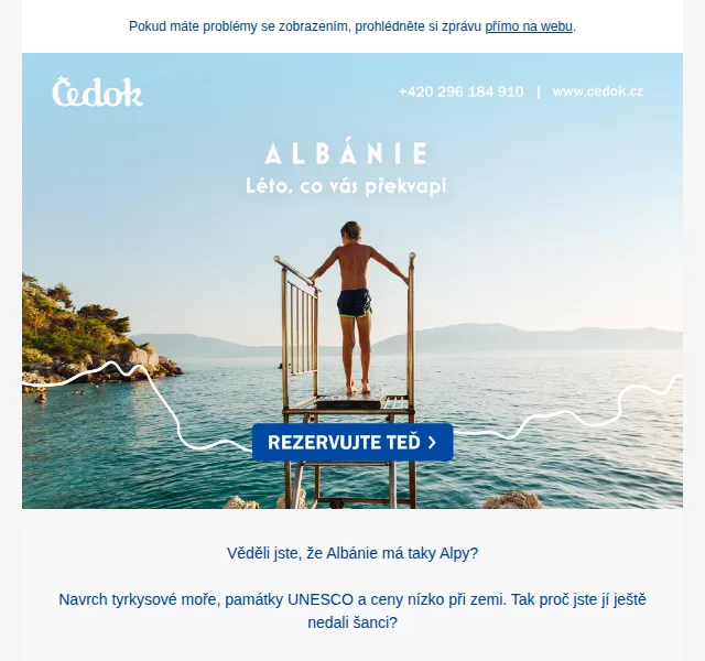 Čedok: Albánie s all inclusive od 14 090 Kč – červenec 2026 | Nuslet.cz