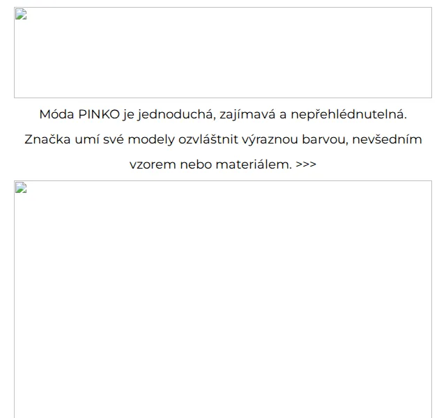 ANSWEAR.cz: PINKO móda pro nezávislé ženy – červen 2026 | Nuslet.cz