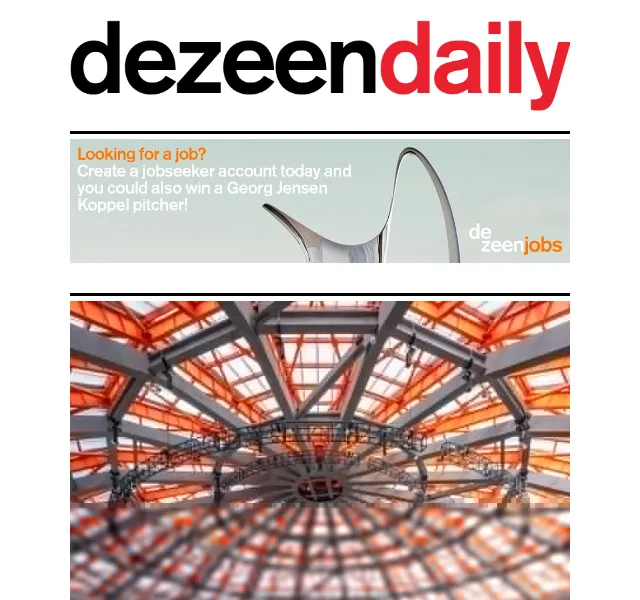 Dezeen Daily: Novinky z architektury a designu – Červenec 2026 | Nuslet.cz