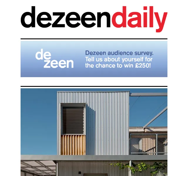 Dezeen Daily: Architektura a design 2026 – červenec 2026 | Nuslet.cz