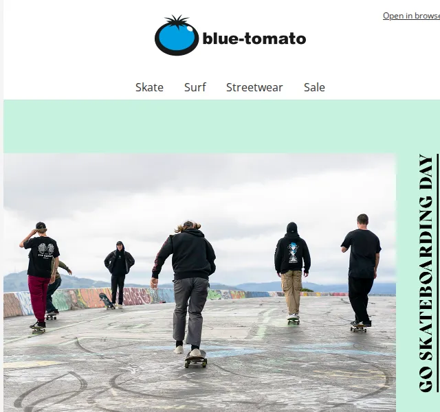 BLUE TOMATO: sleva až 20 % na nové prkno – červenec 2026 | Nuslet.cz