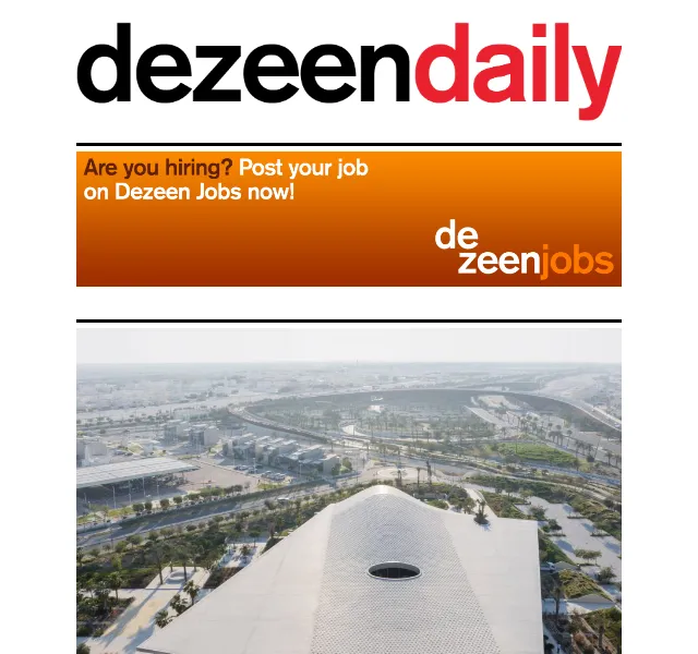 Dezeen Daily: Nová architektura a design – červenec 2026 | Nuslet.cz
