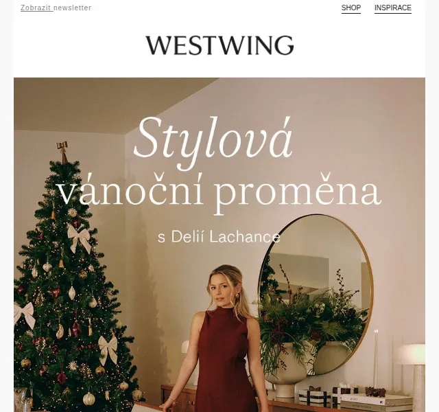 Westwing: Vánoční inspirace s burgundskou červenou – červenec 2026 | Nuslet.cz