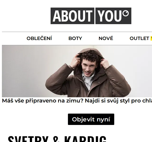 ABOUT YOU: Zimní novinky a výběr značek – červenec 2026 | Nuslet.cz