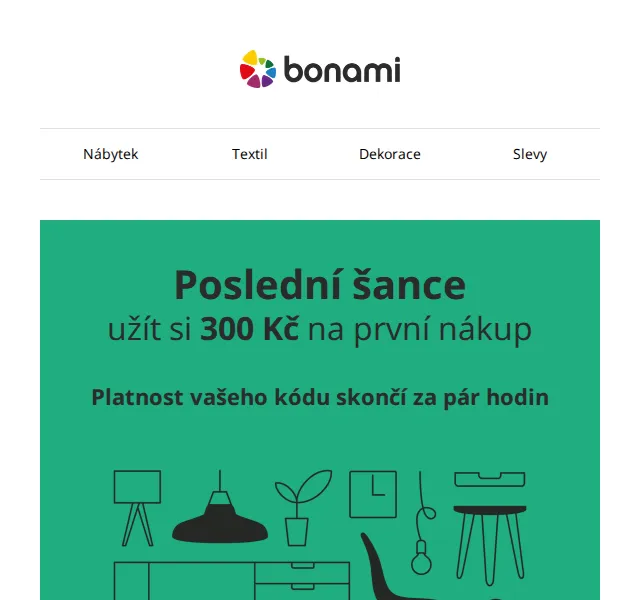 Bonami: 300 Kč na první nákup – Rychle platí jen pár hodin | Nuslet.cz