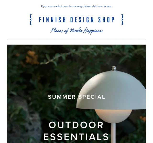 Finnish Design Shop: Outdoor nábytek a doplňky až −30 % + extra 10 % sleva – červenec 2026 | Nuslet.cz