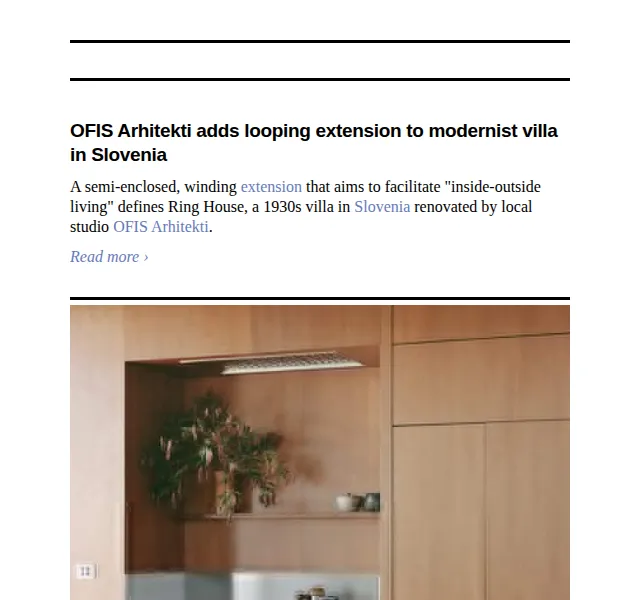 Dezeen Daily: novinky z architektury a designu – červen 2026 | Nuslet.cz