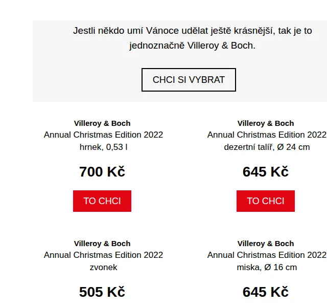 Potten & Pannen: Vánoční Villeroy & Boch 2022 – červen 2026 | Nuslet.cz