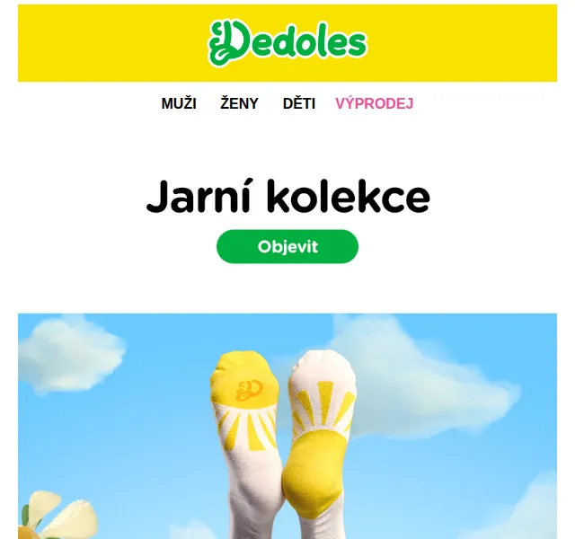 Dedoles.cz: Jarní kolekce ponožek a pantoflí – červen 2026 | Nuslet.cz