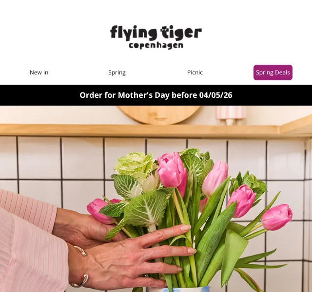Flying Tiger Copenhagen: Dárky k Dni matek – květen 2026
