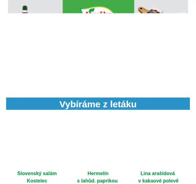 Váš HRUŠKA tým: Slovenský salám 9,90 Kč – červenec 2026 | Nuslet.cz