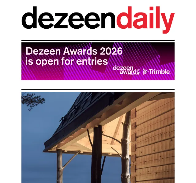 Dezeen Daily: Jony Ive Christie's rostrum a Assemble Maggie's Centre – červen 2026 | Nuslet.cz