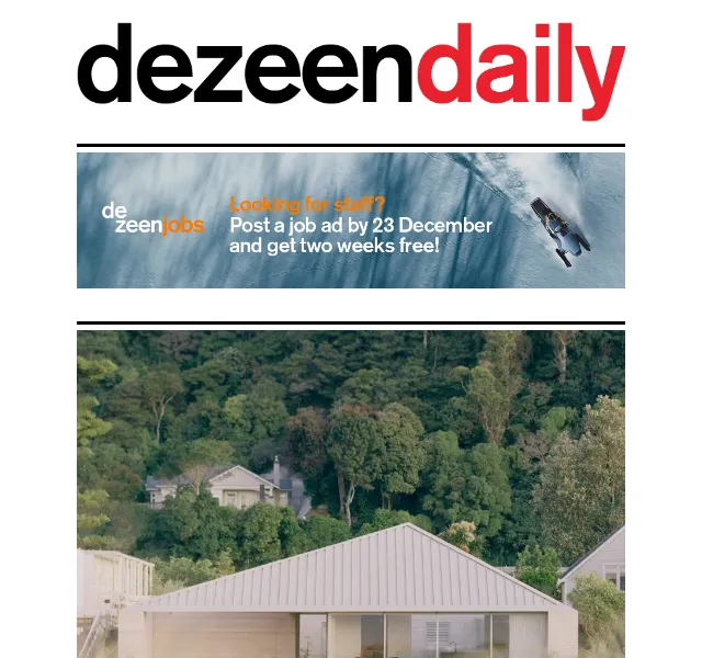 Dezeen Daily: architektura a design – červenec 2026 | Nuslet.cz