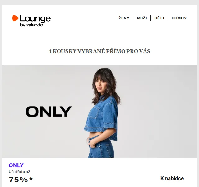 Lounge by Zalando: ONLY, Coach, POC – až 75 % | duben 2026