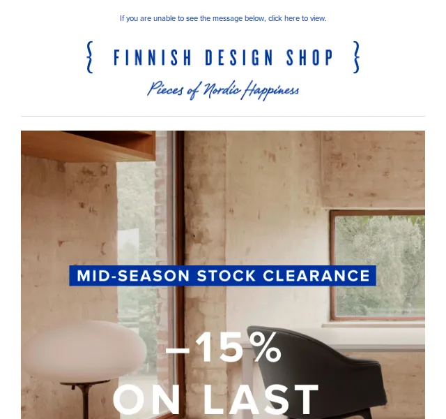 Finnish Design Shop: Výprodej s extra 15% slevou – červenec 2026 | Nuslet.cz
