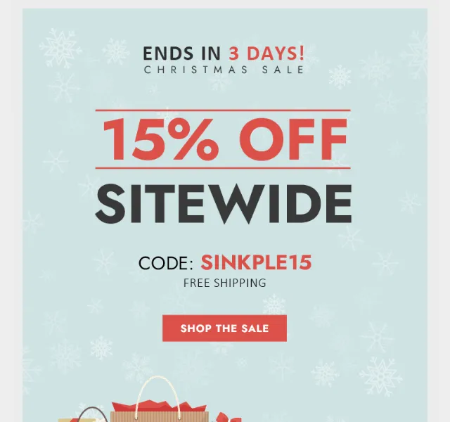 Sinkple: Box Day sleva 15 % – červenec 2026 | Nuslet.cz