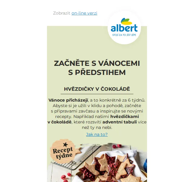 Albert: 2x více slev týdně – Sommelier Collection, vánoční nabídka – listopad 2026 | Nuslet.cz