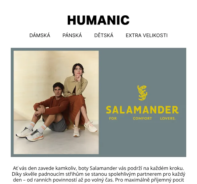 HUMANIC: Salamander boty – květen 2026 | Nuslet.cz