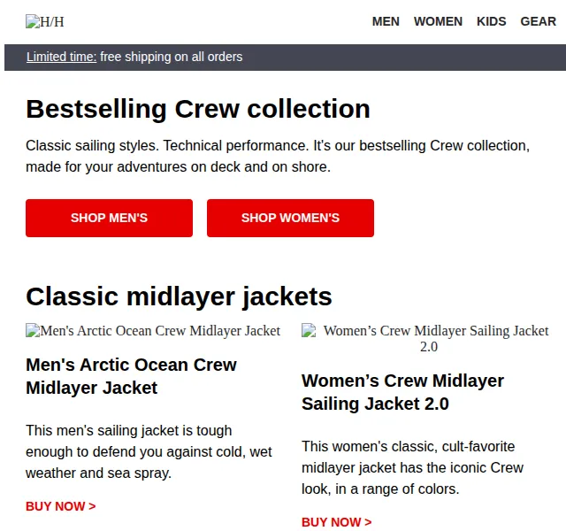 Helly Hansen: Bestselling Crew jackets – červenec 2026 | Nuslet.cz