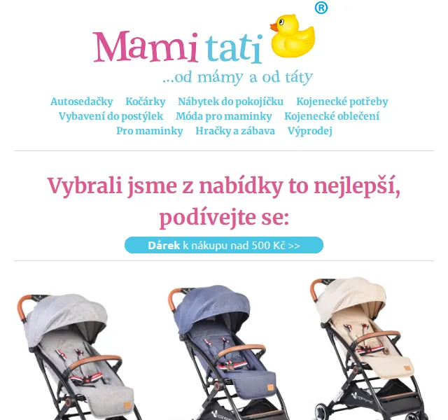 Mamitati.cz: Slevy na kočárky Cangaroo a oblečení Mamatti – červenec 2026 | Nuslet.cz