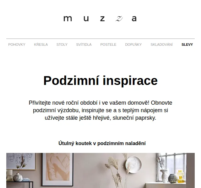 MUZZA: Podzimní inspirace – červen 2026 | Nuslet.cz