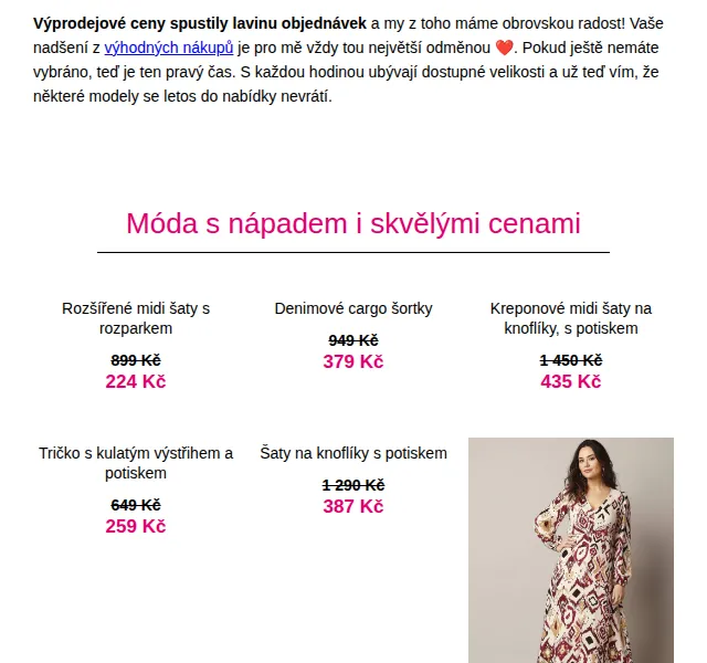 Blancheporte: letní výprodej až -75 % – červenec 2026 | Nuslet.cz