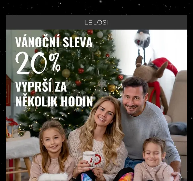 LELOSI: 20% slevový kód XMAS20 – červen 2026 | Nuslet.cz