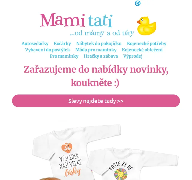 Mamitati.cz: Vtipná bodýčka od 99 Kč – červenec 2026 | Nuslet.cz