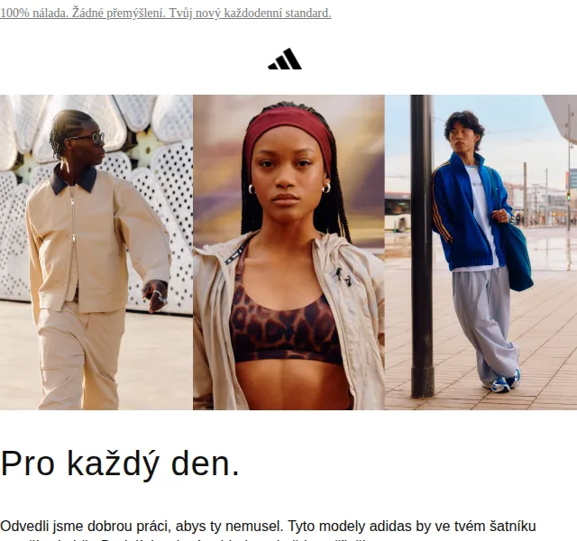 Adidas: Stylový outfit na každý den – duben 2026 | Nuslet.cz