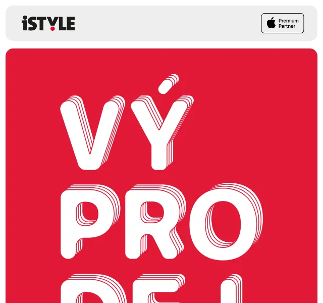 iSTYLE: Výprodej Apple produktů – červenec 2026 | Nuslet.cz