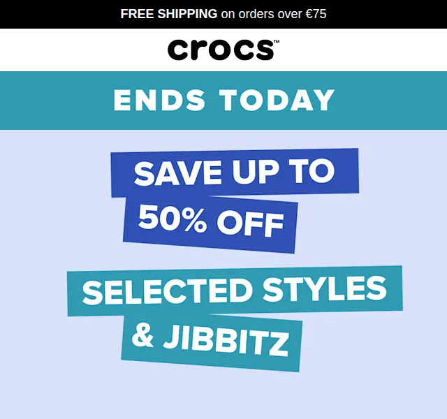 Crocs: sleva až 50 % na vybrané modely – červen 2026 | Nuslet.cz