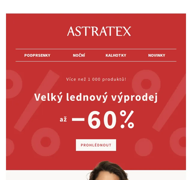 Astratex.cz: Velký výprodej se slevami až 60 % – červen 2026 | Nuslet.cz