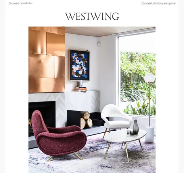Westwing: Neuroestetika a letní kolekce – červen 2026 | Nuslet.cz