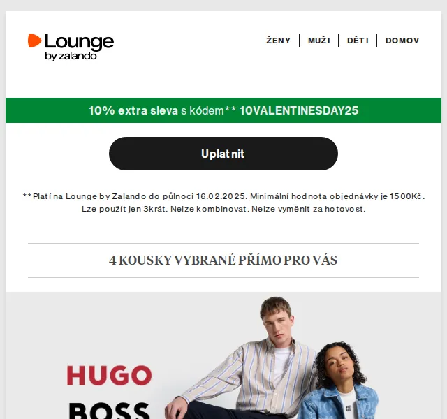 Lounge by Zalando: sleva až 80 % na BOSS, Reima, Superfit – červenec 2026 | Nuslet.cz