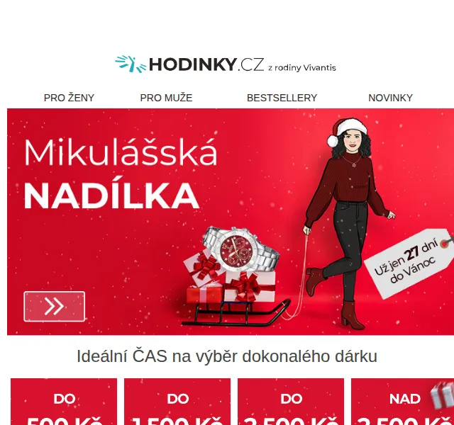 Hodinky.cz: Mikulášská nadílka – prosinec 2023 | Nuslet.cz