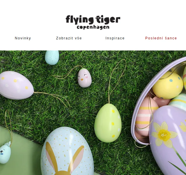 Flying Tiger Copenhagen: Velikonoční vajíčka – červenec 2026 | Nuslet.cz