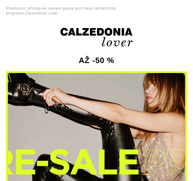 Calzedonia: Pre-Sale sleva až -50 % – červen 2026 | Nuslet.cz