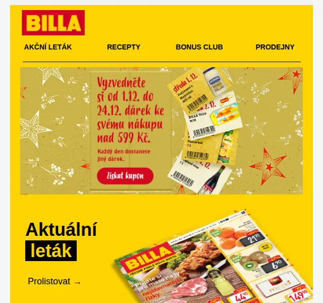 Billa: Merci za 149,90 Kč a kiwi za 6,90 Kč – červen 2026 | Nuslet.cz