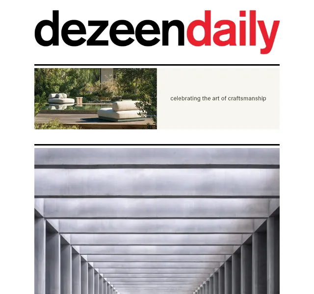 Dezeen Daily: architektura a design – červen 2026 | Nuslet.cz