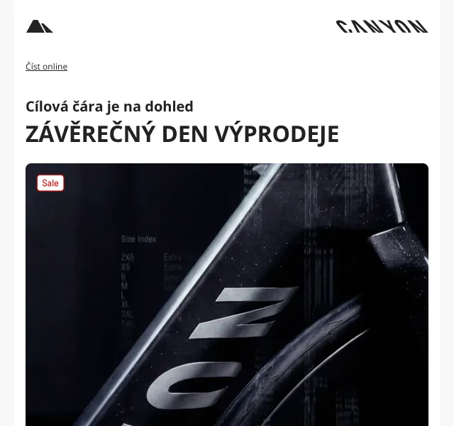 Canyon Bicycles: až 40 % sleva – srpen 2026 | Nuslet.cz