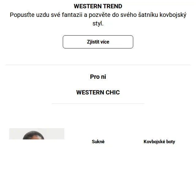 Modivo: Western trendy oblečení – červenec 2026 | Nuslet.cz