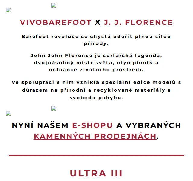 VIVOBAREFOOT: Kolekce x J.J. Florence – červen 2026 | Nuslet.cz