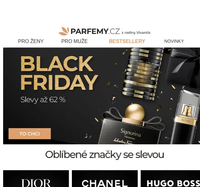 Parfemy.cz: Black Friday se slevami až 62 % – listopad 2021 | Nuslet.cz